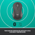Logitech Signature M550 L Wireless Mouse, Silent Clicks, Bluetooth Low Energy ,Berfungsi Untuk Multi Device. 