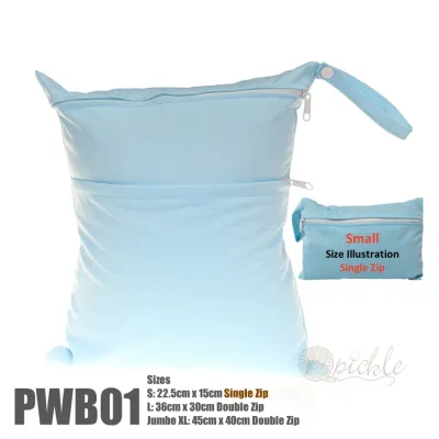 (3 Sizes) Wet bag diaper bag nappy bag / waterproof wet bag / stroller organizer bag / swimwear bag