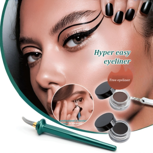 WaterProof Silicone Eyeliner Pen No-Skip Lasting  Eyeliner Gel Beginner Makeup Tool
