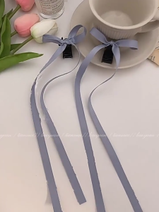 Ribbon Bowknot Ballet Style Hair Claw Clip for Girls Hair Clamp Sharks Clip Hair Style Tool French Jaw Clip Headdress