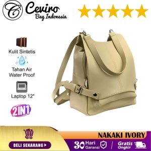 CEVIRO Tas Ransel Wanita Backpack Wanita Tas Laptop Wanita