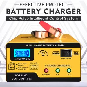OTOHEROES Charger Aki Motor Mobil Portable Otomatis Auto On Off - Charger Batteray Accu Auto 250W 12V/24V 200AH
