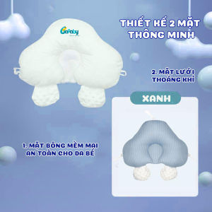 Gối Định Hình Đầu Cho Bé Sơ Sinh BAFABY Chống Giật Mình Chống Bẹp Đầu Có Dây Rút Điều Chỉnh Bafaby - 305