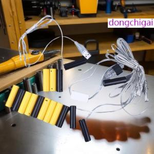 dongchigai Cung cấp điện Adapter AA pin eliminators loại bỏ sự cần thiết phải thay thế pin thường xuyên cho cây Giáng sinh