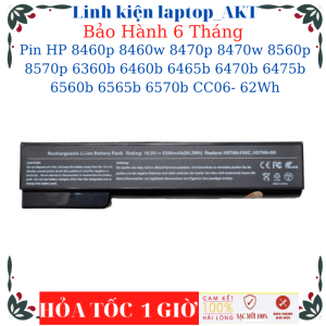 Pin laptop HP 8460p 8460w 8470p 8470w 8560p 8570p 6360b 6460b 6465b 6470b 6475b 6560b 6565b 6570b CC06-HSTNN-LB2G - 62Wh