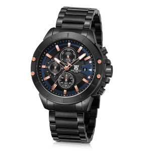 Jam Tangan Pria - T5 H 3636G Original - Waterresistant - Chrono Aktif Tanggal Aktif - Tali rubber - Jam tangan pria terbaru - Cod