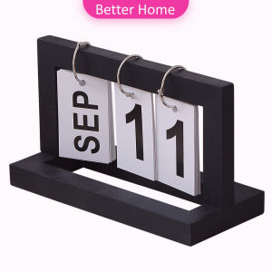 Better ปฏิทินตั้งโต๊ะ ปฏิทินกรอบไม้ ของแต่งบ้าน แต่งห้องสไตล์มินิมอล desk calendar