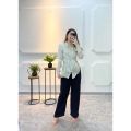 Piu Piu Fashion Clothing Baju Wanita / Cewek - Everie Shirt Kemeja Shimmer Wanita Simple Premium Polos Ala Korea. 