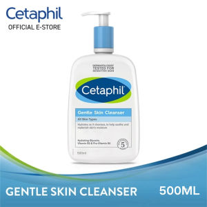 Cetaphil Gentle Skin Cleanser 500ml - Daily Face Wash No Tight Feeling | For Dry & Sensitive Skin