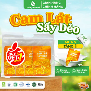 (5 Túi Tặng 1) Combo 5 túi Cam lát sấy dẻo 45g ăn vặt tăng đề kháng ăn kiêng đẹp da Nonglamfood
