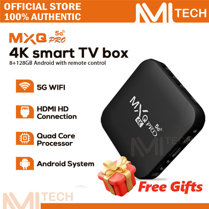 【Limited Time Sale】MXQ PRO TV Box 4K HD 8+128G 2.4Ghz WiFi Connection