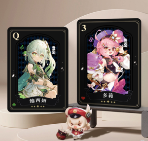 [Update mới nhất có Sumeru] Bộ bài tây Genshin Impact mẫu nền đen bản đẹp