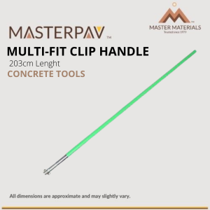 MASTERPAV Multi-Fit Clip Handle concrete tool/extension handle/extension wand/Bull Float Handle/