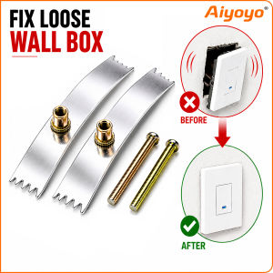 Wall Box Repair Clip Kit for Loose Switch Socket Box Repair Stainless Steel
