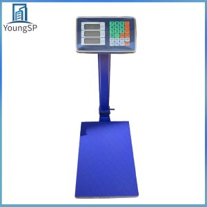 [Fast Delivery] Folding Industrial Floor Scale with LB/KG Digital Floor Heavy Duty Folding Scales LCD Display for Luggage Package Warehouse Home Pet Shop