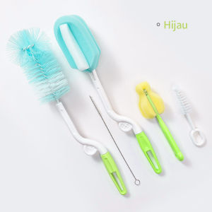 BabyShine 5pcs Set Sikat Spon pembersih botol susu bayi /Dot Bayi Sikat