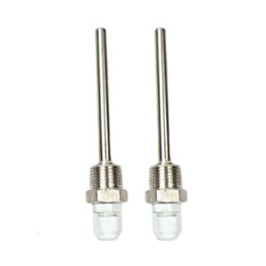 2 cái ống tay áo nhập vai 50/100/200/300mm cảm biến nhiệt độ tay áo nhập vai ren 1/2in Ống mù Vỏ không gỉ