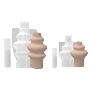 Thực Tế Vòng Chậu hoa Mạnh Mẽ Khuôn Silicone Xi Măng Thạch Cao đồ dùng thủ công Cho Vườn Và trang trí trong nhà