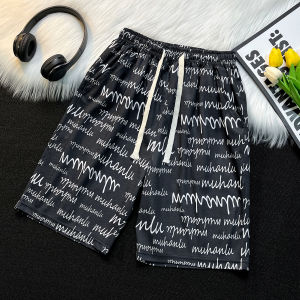 Story Home กางเกงขาสั้น กางเกงลำลอง แฟชั่นน่ารัก สามารถสวมใส่ได้ทั้งชายหญิง ลวดลายสมัยใหม่ใส่สบายเนื้อผ้าดี QC-DK8026