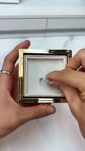 Bear Cake Birthday Surprise Gift Box Rotating Ring Box Creative Jewelry Box