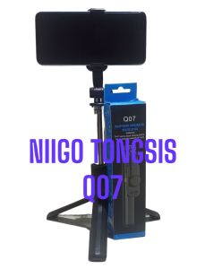 Tongsis Bluetooth Q07 + Tripod Selfie Stick /Wireless Remote Control Hp Camera Support Ios Android
