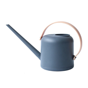 Long Spout Watering Can 1800ml for Indoor and Outdoor Gardens in Black Finish Succulents Watering