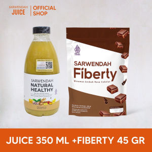 Sarwendah Juice Bundle Sarwendah Fiberty 45 Gr & Sarwendah Juice 350 Ml Menurunkan Kolesterol