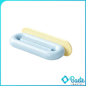 Baete Household No Drill Wall Mount Toothpaste Holder For Facial Wash & Toothpaste