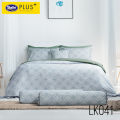 [Shock Price] Satin Plus Lucky Me  ชุดเซท ผ้าปูที่นอน 6 ฟุต ผ้าปูที่นอน 5 ฟุต 5 ชิ้น + ผ้านวม 100"x90"  หมอช้างxซาติน ของแท้100%. 
