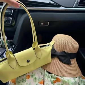 New Longjia bag new womens bag baguette bag dumpling bag shoulder bag niche bag handbag