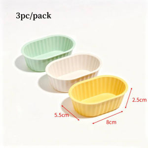 Muffin Cupcake Baking Mold Easy Demold Food Grade Silicone Oval Silicone Cake Mold Decorating Tools
