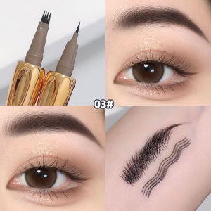 【XZ Beauty】Liquid Eyebrow Pencil Waterproof 0.01MM 4 Point Eyebrow Pen Sweatproof Eyes Eyebrown Enhancers Korean Makeup Cosmetics