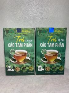 Hộp 40 gói trà xạ đen xáo tam phân Bảo Khang xơ gan tăng cường chức năng gan hỗ trợ tiêu u đau nhức xương khớp