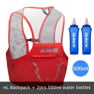 AONIJIE C932 Running Vest 2.5L Hydration Bag Backpack Nylon Hydration Pack Bag Cycling Marathon Portable Ultralight Hiking