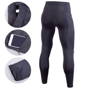 Men Compression Pant Running Tights Fitness Pants Gym Crossfit Elastic Pants