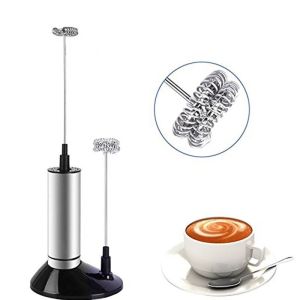 Electric Mini Milk Frother Stainless Steel Powerful Whisk Machine Kitchen Mixer Hand Milk Foamer Coffee