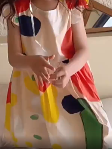 KYII Girl dress Korean cotton baby princess Dress ky22146