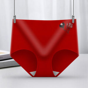 『Brelira』Pure Cotton Panties Women​​ High Waist Underwear Tummy Control Seamless Breathable ​​Elastic Panty純棉內褲