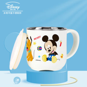 Frozen 2 Disney Childrens Water Cup Home Stainless Steel Cup With Lid Drinking Utensils Cup Kids Stainless Elsa Car