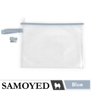 Tas Dokumen / Alat Tulis / Document / Stationery / Travel Zipper File Bag A4 Samoyed DCB-MH-A4