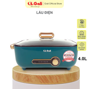 Nồi Lẩu Điện Gali GL-1210 dung tích 4 lít thân nồi 2 lớp giúp chống nóng và tiết kiệm điện. Bảo hành chính hãng bảo hành 24 tháng