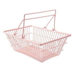 BETTERFORM S/M/L Storage Basket Mini Pink Desktop Organizing Basket Large Capacity Hand Basket for Jewelry Cosmetics Parts Sundries