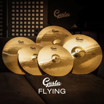 Gusta FLYING Set HH 14/16/18/20 inch ฉาบกลองชุด 14/16/18/20 นิ้ว Music Arms