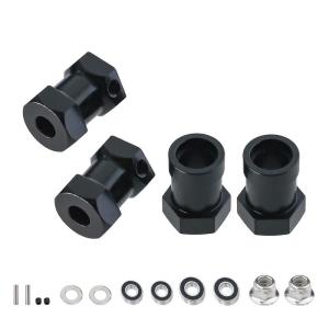 [ezrae Libun] Metal 12mm Wheel Hex Hub Adapter for Tamiya CW-01 CW01 Lunch Box Midnight Pumpkin Monster Beetle WR02 Upgrade Parts Accessories