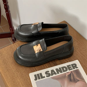 Free Shipping New Solid-Color Round-Toe Women’S Flats With Thick Soles Fashionable For All Seasons Casual For Outdoor Wear And Featuring A Low-Cut Design