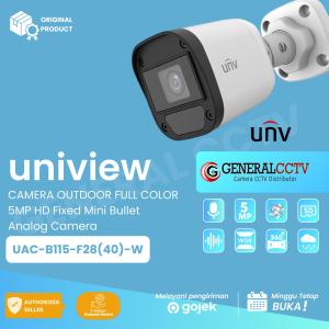 Uniview UAC-B115-F40-W 5MP Fixed IR Turret Analog Camera