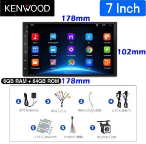 🔥9.9 MEGA SALE🔥 Kenwood Style 2026 Android Car Stereo Head Unit 6GB+64GB 7” 9” 10” Full HD Touch Screen GPS WiFi Bluetooth Reverse Camera Plug & Play 5 Year Warranty