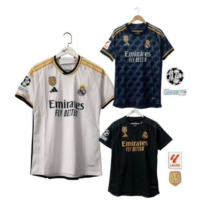 Real Madrid CF Fans issue 23/24 Real Madrid Home Away Football Jersey S