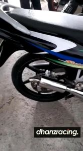 Cod✓knalpot std racing Satria hiu/lumba full chroom