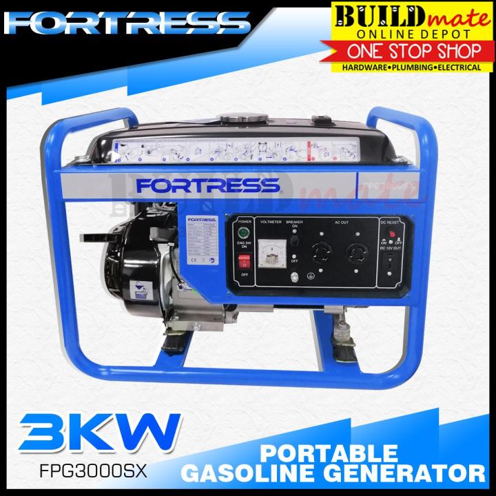 Fortress Portable Gasoline Generator 3kw Fpg3000sx - Buildmate 